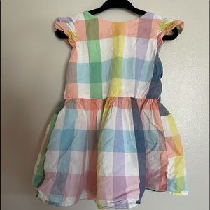 GAP 2T Colorful Plaid Kids Dress